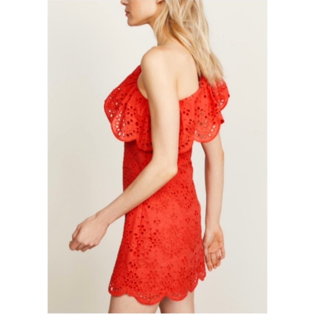 cupcakes & cashmere ~ anthro 100% cotton eyelet dress